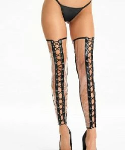 7 Th Heaven Transparent Foil Stockings S552 Hosiery