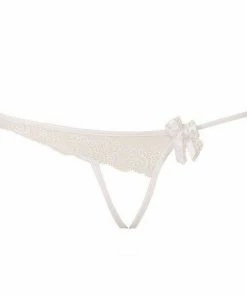 Axami Lingerie Axami White G-string Blanca V-3058