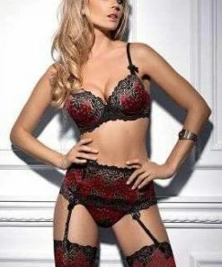 Axami Lingerie Fiery Sunset V-4992 Garter Belt