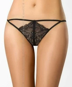 Axami Lingerie Thong Axami V-7708 Panna Cotta