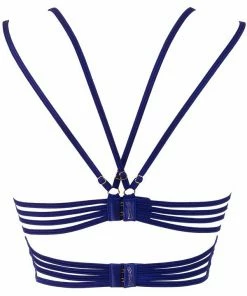 Axami Lingerie Blue Lace Bra V-9611