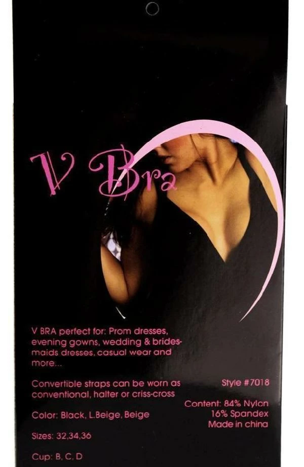 Beauty Search Shapewear Black V-Bra 6 Beauty Search Shapewear Black V-Bra