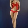 Me Seduce Lingerie Red Short Babydoll And Panty