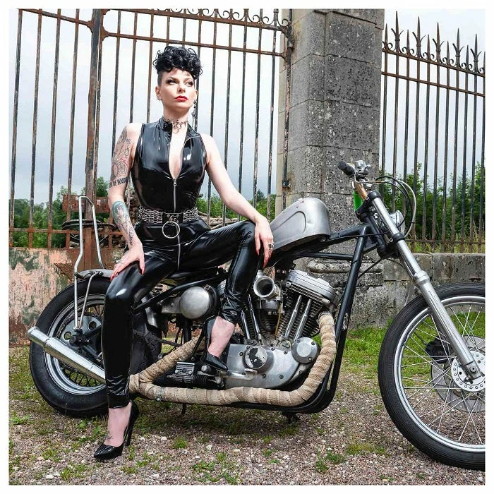 Patrice Catanzaro France Clothing Black Vinyl Catsuit Angelica 9 Patrice Catanzaro France Clothing Black Vinyl Catsuit Angelica