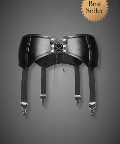 Noir Handmade Poland Wet Look Suspender Belt Lingerie 10 Noir Handmade Poland Wet Look Suspender Belt Lingerie