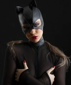 Patrice Catanzaro France Erotic Black Wet-look Hood Beta