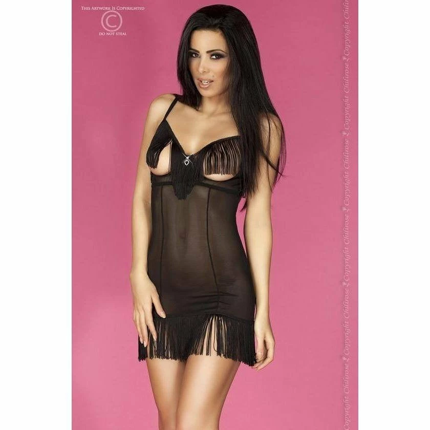 Chilirose Lingerie Poland Black Baby Doll Nightdress 5 Chilirose Lingerie Poland Black Baby Doll Nightdress