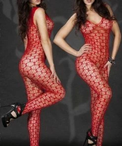 Chilirose Lingerie Poland Flirty Red Bodystocking