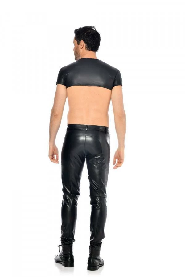 Patrice Catanzaro France Men`s Wet-Look Bolero Joffrey 4 Patrice Catanzaro France Men`s Wet-Look Bolero Joffrey