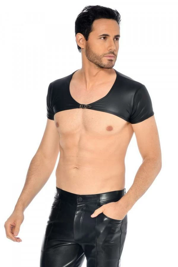 Patrice Catanzaro France Men`s Wet-Look Bolero Joffrey 5 Patrice Catanzaro France Men`s Wet-Look Bolero Joffrey