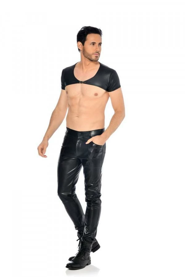 Patrice Catanzaro France Men`s Wet-Look Bolero Joffrey 3 Patrice Catanzaro France Men`s Wet-Look Bolero Joffrey
