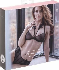 Noir Handmade Poland Exclusive Lingerie Bra And Brief Set