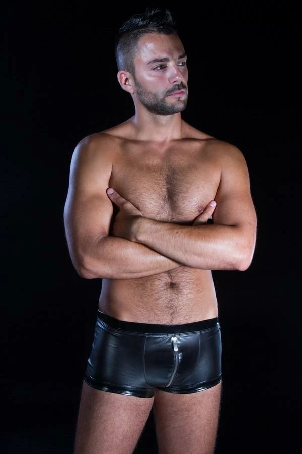 Patrice Catanzaro France Men`s Wet-Look Boxers Rayan 4 Patrice Catanzaro France Men`s Wet-Look Boxers Rayan