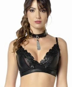 Patrice Catanzaro France Wet-Look Bra Pepper