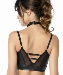 Patrice Catanzaro France Wet-Look Bra Pepper