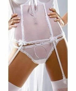 Gracya Bridal Lingerie Butterfly White Corset 7 Gracya Bridal Lingerie Butterfly White Corset