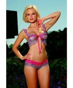 Elegant Moments USA Lingerie Camisole Top And Booty Shorts