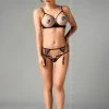 Me Seduce Open Bra, Garter-belt And G-string Lingerie