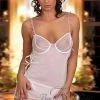 Beauty Night Lingerie Poland Sensual White Nightdress 1 Beauty Night Lingerie Poland Sensual White Nightdress