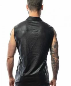 Patrice Catanzaro France Homme Man`s Wet-look Shirt Chuck