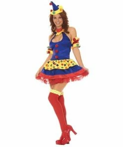 Elegant Moments USA Costumes Clown Inspired Fancy Dress Costume