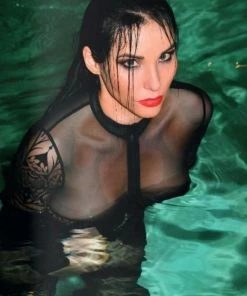 Patrice Catanzaro France Jumpsuits Mesh Cat-Suit Miria