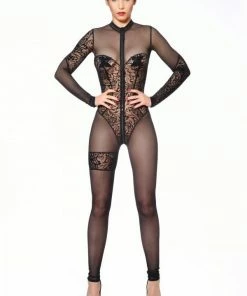 Patrice Catanzaro France Jumpsuits Mesh Cat-Suit Miria