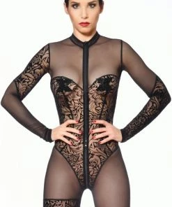 Patrice Catanzaro France Jumpsuits Mesh Cat-Suit Miria