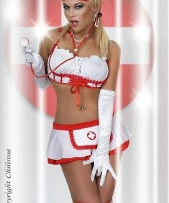 Chilirose Lingerie Poland Costumes Six Piece Spicy Nurse Costume Set