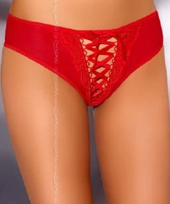 Axami Lingerie Red Panty V-5213