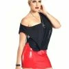 Patrice Catanzaro France Red Vinyl Skirt Demon Clothing 2 Patrice Catanzaro France Red Vinyl Skirt Demon Clothing
