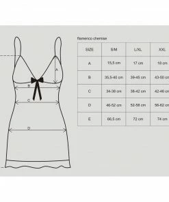 Obsessive Lingerie Poland Elegant Nightdress Flamenco