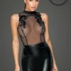 Noir Handmade Poland Clothing Sexy Dress F222