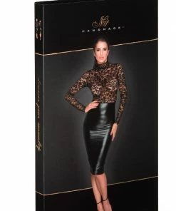 Noir Handmade Poland Clothing Midi Dress F228 7 Noir Handmade Poland Clothing Midi Dress F228