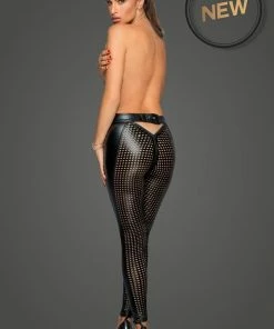 Noir Handmade Poland Laser Cut Leggings F233