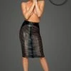 Noir Handmade Poland Clothing Laser Cut Skirt F234 1 Noir Handmade Poland Clothing Laser Cut Skirt F234