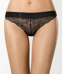 Axami Lingerie Brazilian Thong Axami V-7695 Fondant Au Chocolat