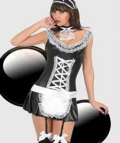 Provocative Lingerie France Costumes French Maid Set