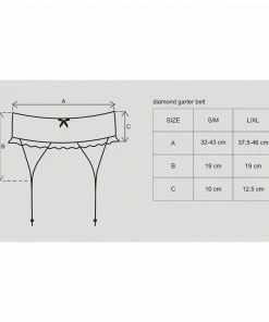 Obsessive Lingerie Poland White Lingerie Garter-belt