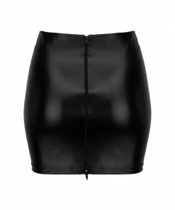 Noir Handmade Poland Clothing Eco-leather Skirt F171