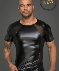 Noir Handmade Poland Men`s Wet-Look Top H056