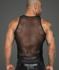 Noir Handmade Poland Men`s Vest Top H057 Clothing