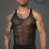 Noir Handmade Poland Men`s Vest Top H057 Clothing 1 Noir Handmade Poland Men`s Vest Top H057 Clothing