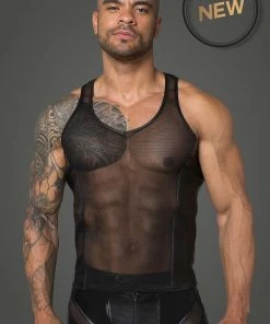 Noir Handmade Poland Men`s Vest Top H057 Clothing