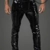 Noir Handmade Poland Men`s PVC Long Pants H060 1 Noir Handmade Poland Men`s PVC Long Pants H060