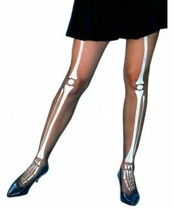 Henbrand Halloween Tights With Skeleton Print