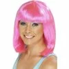 Smiffys Costumes Hot Pink Cheerleader Costume Wig