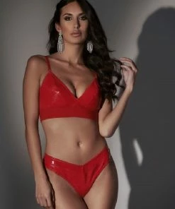 Patrice Catanzaro France Red Vinyl Thong Jill