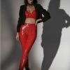 Patrice Catanzaro France Red Vinyl Leggings Jill Clothing 1 Patrice Catanzaro France Red Vinyl Leggings Jill Clothing