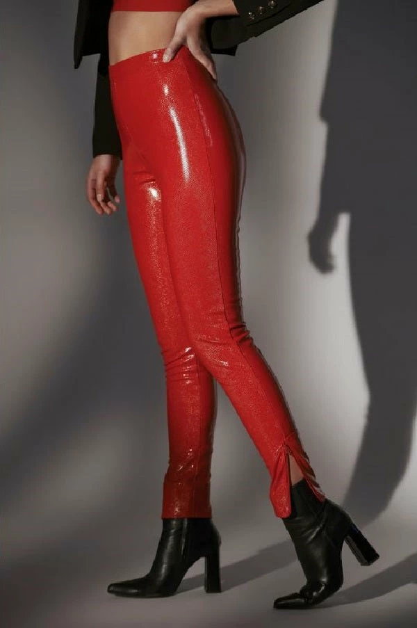 Patrice Catanzaro France Red Vinyl Leggings Jill Clothing 5 Patrice Catanzaro France Red Vinyl Leggings Jill Clothing